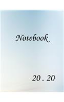 Notebook 20 . 20: notebooks and journals, School Notebook, Notebook For Kids , notebook organizer, 150 Pages, Large (8.5 x 11 inches).