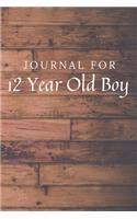 Journal For 12 Year Old Boy