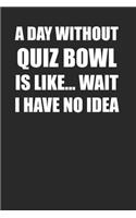 Quiz Bowl Notebook for Quiz Bowl Members 120 Pages Lined