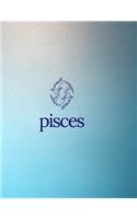 Pisces: Pisces journal cover is a A4 Size Blank Journal. Contains 101 pages. Lined