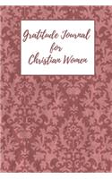 Gratitude Journal for Christian Women