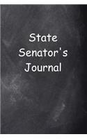 State Senator's Journal Chalkboard Design: (Notebook, Diary, Blank Book)