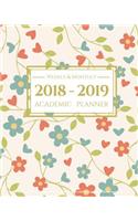 2018-2019 Academic Planner Weekly and Monthly