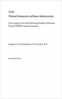 User's Guide to the Fault Inferring Nonlinear Detection System (Finds) Computer Program