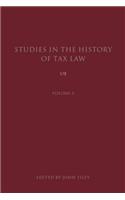 Studies in the History of Tax Law, Volume 3