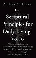 14 Scriptural Principles for Daily Living Vol. 6: Your words are a flashlight to light the path ahead of me and keep me from stumbling. [Psalm 119:105 TLB]