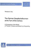 German Gesellschaftsroman at the Turn of the Century