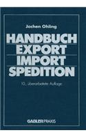 Handbuch Export — Import — Spedition