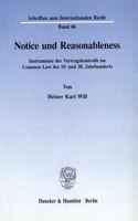 Notice and Reasonableness