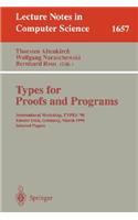 Types for Proofs and Programs: International Workshop, Types '98, Kloster Irsee, Germany, March 27-31, 1998, Selected Papers