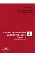 Heilung Unwirksamer Bauvertragsklauseln