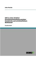 Gibt es einen direkten Kausalzusammenhang zwischen Demokratie und wirtschaftlichem Wohlstand?