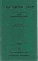 Ugarit-Forschungen. Internationales Jahrbuch Fur Die Altertumskunde Syrien-Palastinas (26)