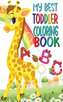 My best toddler coloring book