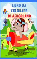 Aereo Libro da Colorare per i Bambini