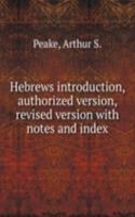 HEBREWS INTRODUCTION AUTHORIZED VERSION