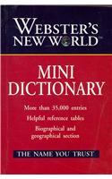 Webster'S New World Mini Dictionary
