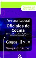 Oficial de cocina (1a y 2a) personal laboral de la xunta de galicia grupos iii y iv. Temario y test