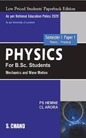Physics For B.Sc. Students Semester I : Paper 1 | Mechanics and Wave Motion | Physics for Degree Students | NEP 2020 For the University of Lucknow | By S.Chand's 2023