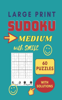 Sudoku Large Print Medium - Sudoku Puzzle Book
