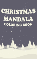 christmas MANDALA coloring book