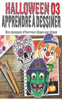 Halloween 03 Apprendre à Dessiner Des masques d'horreur étape par étape