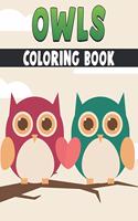 Owls Coloring Book: Best Animal Coloring Book Kids