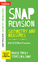 Collins Snap Revision - Geometry and Measures (for Papers 1, 2 and 3): Aqa GCSE Maths Foundation