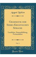 Grammatik Der Serbo-Kroatischen Sprache, Vol. 1: Lautlehre, Stammbildung, Formenlehre (Classic Reprint)