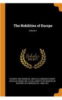 The Nobilities of Europe; Volume 1
