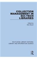 Collection Management in Sci-Tech Libraries