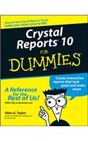 Crystal Reports 10 for Dummies