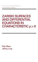 Zariski Surfaces and Differential Equations in Characteristic P