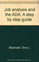 Job Analysis and the ADA