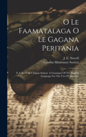 O Le Faamatalaga O Le Gagana Peritania