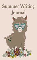 Summer Writing Journal for Girls. Creative Writing
