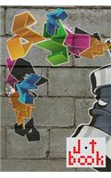 The Jot Book(tm) - A Notebook, Journal, and Composition Book for Your Jots - Graffiti Series - 011