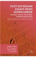 Post-Keynesian Essays from Down Under Volume I: Essays on Keynes, Harrod and Kalecki