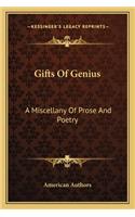 Gifts of Genius