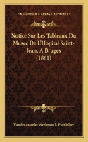 Notice Sur Les Tableaux Du Musee De L'Hopital Saint-Jean, A Bruges (1861)