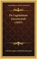 De Legislatione Decemvirali (1843)