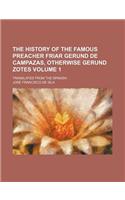 The History of the Famous Preacher Friar Gerund de Campazas, Otherwise Gerund Zotes Volume 1; Translated from the Spanish
