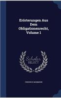 Erörterungen Aus Dem Obligationenrecht, Volume 1