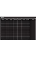 Vinyl Peel-And-Stick Chalkboard Calendar