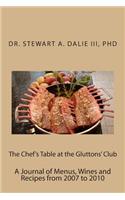 The Chef's Table at the Gluttons' Club: A Journal of Menus, Wines and Recipes from 2007 to 2010