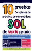 10 pruebas completas de práctica de matemáticas SOL de sexto grado