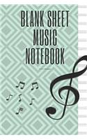 Blank Sheet Music Notebook
