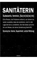 Sanitäterin Notizbuch