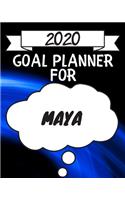 2020 Goal Planner For Maya