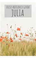 Dieses Notizbuch Gehört Julia
